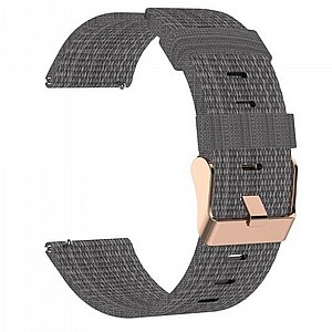 ����� �� / ������ ����  Woven Textured Nylon Band ���� LaTera ����� ��� ����: Samsung Galaxy Watch  42mm (��� Dark Gray)