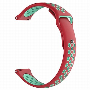 רצועת סיליקון מדגם Double Color Wrist Silicone Band מבית LaTera לשעון חכם מדגם: Samsung Galaxy Watch 42mm (צבע Green/Red) רצועת סיליקון מדגם Double Color Wrist Silicone Band מבית LaTera לשעון חכם מדגם: Samsung Galaxy Watch 42mm (צבע Green/Red)