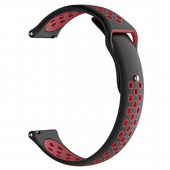 ����� ������� ����  Double Color Wrist Silicone Band ���� LaTera ����� ��� ����: Samsung Galaxy Watch  42mm (��� Red/Black)