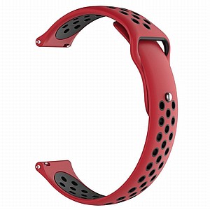 רצועת סיליקון מדגם Double Color Wrist Silicone Band מבית LaTera לשעון חכם מדגם: Samsung Galaxy Watch 46mm (צבע Red/Black) רצועת סיליקון מדגם Double Color Wrist Silicone Band מבית LaTera לשעון חכם מדגם: Samsung Galaxy Watch 46mm (צבע Red/Black)