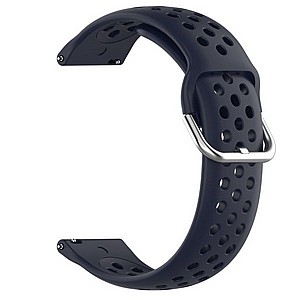 רצועת סיליקון מדגם Sports Solid Color Silicone Band מבית LaTera לשעון חכם מדגם: Samsung Galaxy Watch 46mm (צבע Dark Blue) רצועת סיליקון מדגם Sports Solid Color Silicone Band מבית LaTera לשעון חכם מדגם: Samsung Galaxy Watch 46mm (צבע Dark Blue)