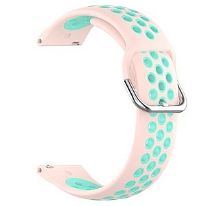 ����� ������� ���� Sports Solid Color Silicone Band ���� LaTera ����� ��� ����: Samsung Galaxy Watch  46mm (��� Light Pink/Teal)