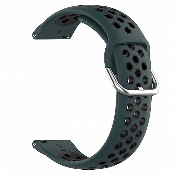 ����� ������� ���� Sports Solid Color Silicone Band ���� LaTera ����� ��� ����: Samsung Galaxy Watch  46mm (��� Olive Green/Black)