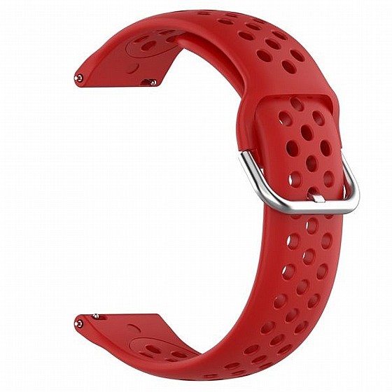 ����� ������� ���� Sports Solid Color Silicone Band ���� LaTera ����� ��� ����: Samsung Galaxy Watch  42mm (��� Red)