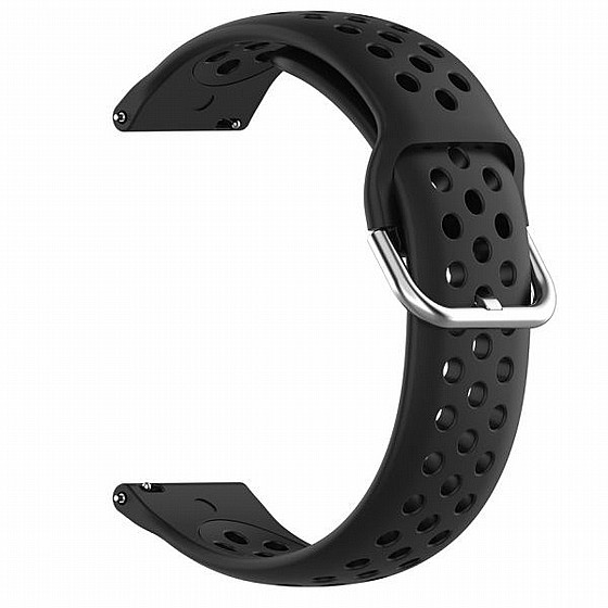����� ������� ���� Sports Solid Color Silicone Band ���� LaTera ����� ��� ����: Samsung Galaxy Watch  42mm (��� Black)
