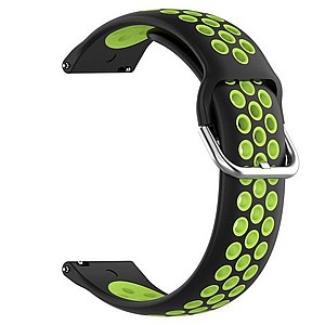 רצועת סיליקון מדגם Sports Solid Color Silicone Band מבית LaTera לשעון חכם מדגם: Samsung Galaxy Watch 42mm (צבע Black/Lime) רצועת סיליקון מדגם Sports Solid Color Silicone Band מבית LaTera לשעון חכם מדגם: Samsung Galaxy Watch 42mm (צבע Black/Lime)