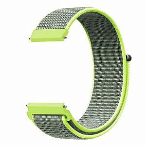 ����� �� / ������ ����  Simple Braided Nylon Band ���� LaTera ����� ��� ����: Samsung Galaxy Watch  46mm (��� Bright Yellow)