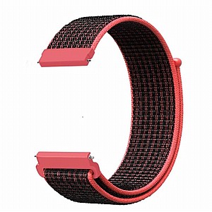 ����� �� / ������ ����  Simple Braided Nylon Band ���� LaTera ����� ��� ����: Samsung Galaxy Watch  46mm (��� Red Black)