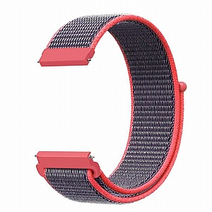 ����� �� / ������ ����  Simple Braided Nylon Band ���� LaTera ����� ��� ����: Samsung Galaxy Watch  42mm (��� Electric Pink)