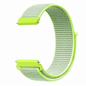 ����� �� / ������ ����  Simple Braided Nylon Band ���� LaTera ����� ��� ����: Samsung Galaxy Watch  42mm (��� Light Yellow)