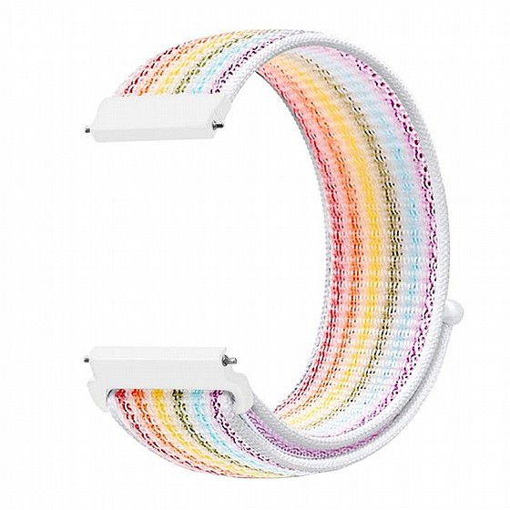 ����� �� / ������ ����  Simple Braided Nylon Band ���� LaTera ����� ��� ����: Samsung Galaxy Watch  42mm (��� Colorful)