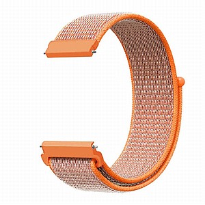 רצועת בד / ניילון מדגם Simple Braided Nylon Band מבית LaTera לשעון חכם מדגם: Samsung Galaxy Watch 42mm (צבע Orange Red) רצועת בד / ניילון מדגם Simple Braided Nylon Band מבית LaTera לשעון חכם מדגם: Samsung Galaxy Watch 42mm (צבע Orange Red)
