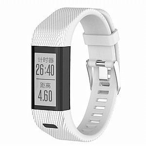 רצועת סיליקון מדגם Silicone Band מבית LaTera לשעון חכם מדגם: Garmin VivoSmart HR Plus (צבע White) רצועת סיליקון מדגם Silicone Band מבית LaTera לשעון חכם מדגם: Garmin VivoSmart HR Plus (צבע White)