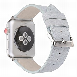 ����� ��� ���� Frosted Genuine Leather Band ���� LaTera ����� ��� ����: Apple Watch 42mm/44mm/45mm (��� White)
