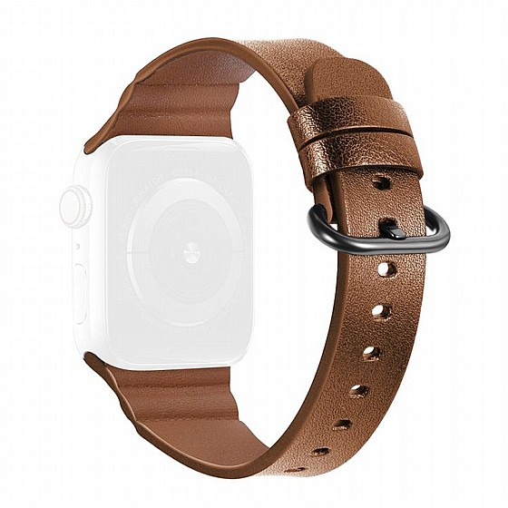����� ��� ���� Replacement Genuine Leather Band ���� LaTera ����� ��� ����: Apple Watch 42mm/44mm/45mm (��� Brown)