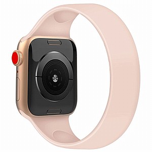 רצועת סיליקון מדגם Solid Color Elastic Silicone Band מבית LaTera לשעון חכם מדגם: Apple Watch 38mm/40mm/41mm (צבע Pink) רצועת סיליקון מדגם Solid Color Elastic Silicone Band מבית LaTera לשעון חכם מדגם: Apple Watch 38mm/40mm/41mm (צבע Pink)