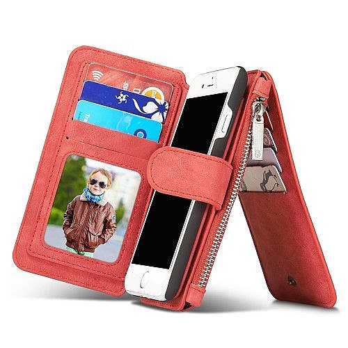 ����� ��� ���� Wallet Case Cover ���� CASEME ������ ������� ����: iPhone 7 Plus / 8 Plus (���� 14 ���� ������� �����) - ��� ����