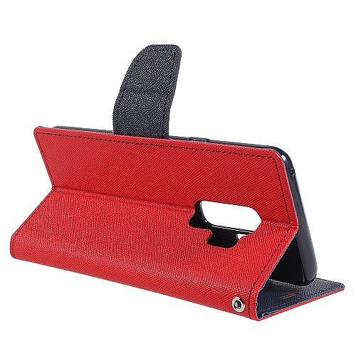 ����� ���� Fancy Diary ���� Mercury ������ ������� ����: Samsung Galaxy S9 (��� Dark Blue/Red)