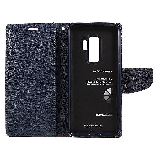 ����� ���� Fancy Diary ���� Mercury ������ ������� ����: Samsung Galaxy S9 (��� Dark Blue/Red)