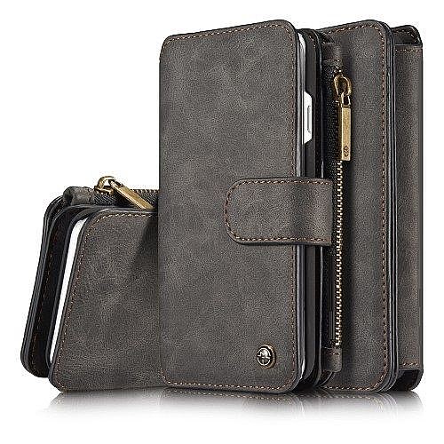 ����� ��� ���� Wallet Case Cover ���� CASEME ������ ������� ����: iPhone X / XS (���� 14 ���� ������� �����) - ��� ����