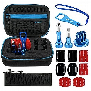 ערכת אביזרים 13 ב 1 מדגם Combo Kits PKT14 מבית PULUZ למצלמת אקסטרים GoPro ערכת אביזרים 13 ב 1 מדגם Combo Kits PKT14 מבית PULUZ למצלמת אקסטרים GoPro