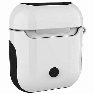 נרתיק קשיח מדגם Armor Shield Case מבית WIWU לאוזניות AirPods (צבע לבן) נרתיק קשיח מדגם Armor Shield Case מבית WIWU לאוזניות AirPods (צבע לבן)