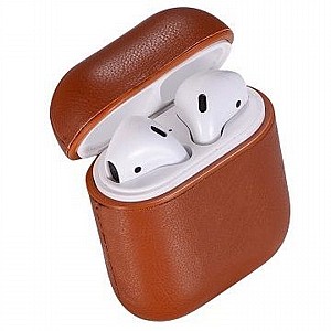נרתיק עור מדגם Litchi Skin Leather Case מבית LaTera לאוזניות AirPods (צבע חום) נרתיק עור מדגם Litchi Skin Leather Case מבית LaTera לאוזניות AirPods (צבע חום)
