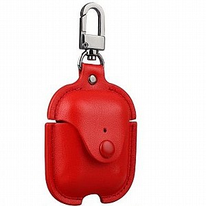 נרתיק עור מדגם Skin Hook Leather Case מבית LaTera לאוזניות AirPods (צבע אדום) נרתיק עור מדגם Skin Hook Leather Case מבית LaTera לאוזניות AirPods (צבע אדום)