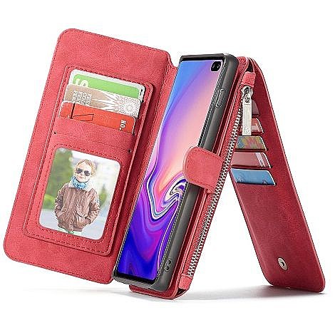 ����� ��� ���� Wallet Case Cover ���� CASEME ������ ������� ����: Samsung Galaxy S10 Plus (���� 14 ���� ������� �����) - ��� ����