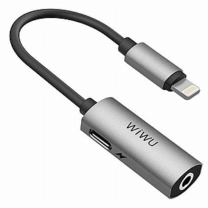 ���� ������� ������ Lightning ������ 3.5mm + ����� ���� LT1 ���� WIWU  �� ����� Lightning