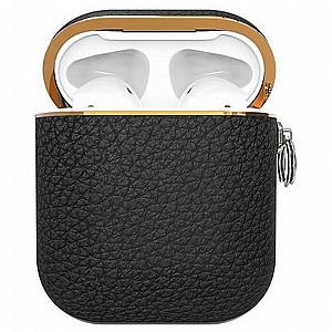 נרתיק עור מדגם Genuine Leather Case מבית KINGXBAR לאוזניות AirPods נרתיק עור מדגם Genuine Leather Case מבית KINGXBAR לאוזניות AirPods