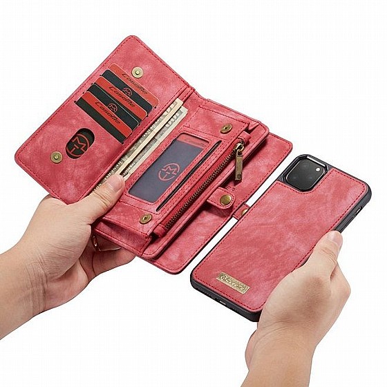����� ��� ���� Wallet Case Cover ���� CASEME ������ ������� ����: iPhone 11 Pro (���� 14 ���� ������� �����) - ��� ����