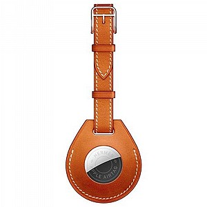 מחזיק מפתחות מעור מדגם Genuine Leather Strip Keychain Case מבית JIUYU לתג החכם AirTag (צבע כתום) מחזיק מפתחות מעור מדגם Genuine Leather Strip Keychain Case מבית JIUYU לתג החכם AirTag (צבע כתום)