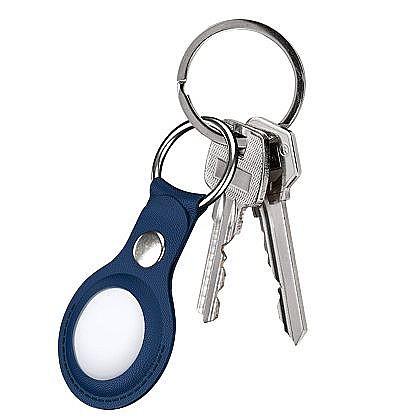 ����� ������ ���� ��� ���� PU Leather Keychain Case ���� LaTera ��� ���� AirTag (��� ����)