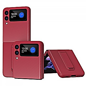 ����� ���� ���� CARBON HARD CASE ���� LaTera ������ ������� ����: Samsung Galaxy Z Flip 3 (��� ����)