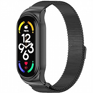 רצועת מתכת מדגם Milano Magnetic Steel Band מבית LaTera לשעון חכם מדגם: Xiaomi Mi Band 7 (צבע Purple) רצועת מתכת מדגם Milano Magnetic Steel Band מבית LaTera לשעון חכם מדגם: Xiaomi Mi Band 7 (צבע Purple)