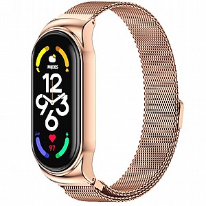 ����� ���� ���� Milano Magnetic Steel Band ���� LaTera ����� ��� ����: Xiaomi Mi Band 7 (��� Blue)