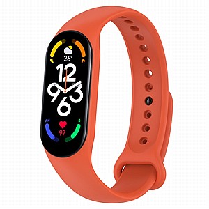 ����� ������� ���� Solid Color Silicone Band ���� LaTera ����� ��� ����: Xiaomi Mi Band 7 (��� Yellow)