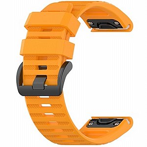 רצועת סיליקון מדגם Silicone Band מבית LaTera לשעון חכם מדגם: Garmin Fenix 7S (צבע Yellow) רצועת סיליקון מדגם Silicone Band מבית LaTera לשעון חכם מדגם: Garmin Fenix 7S (צבע Yellow)