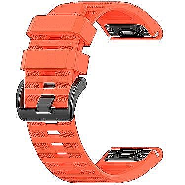 ����� ������� ����  Silicone Band ���� LaTera ����� ��� ����: Garmin Fenix 8 47mm (��� Orange)