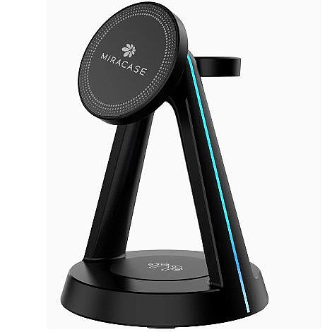 ���� ������ MagSafe ���� MFQIW570 15W ���� Miracase ������ ������ + ������� AirPods + ���� ��� Apple Watch