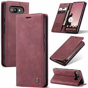 ����� ��� ���� Leather Case ���� CASEME ������ ������ ����: Google Pixel 9A (��� ����)