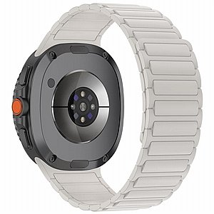 רצועת סיליקון מדגם Tri-beads Magnetic Silicone Band מבית LaTera (צבע White) לשעון חכם מדגם Samsung Galaxy Watch 8 / Samsung Galaxy Watch 8 Classic רצועת סיליקון מדגם Tri-beads Magnetic Silicone Band מבית LaTera (צבע White) לשעון חכם מדגם Samsung Galaxy Watch 8 / Samsung Galaxy Watch 8 Classic