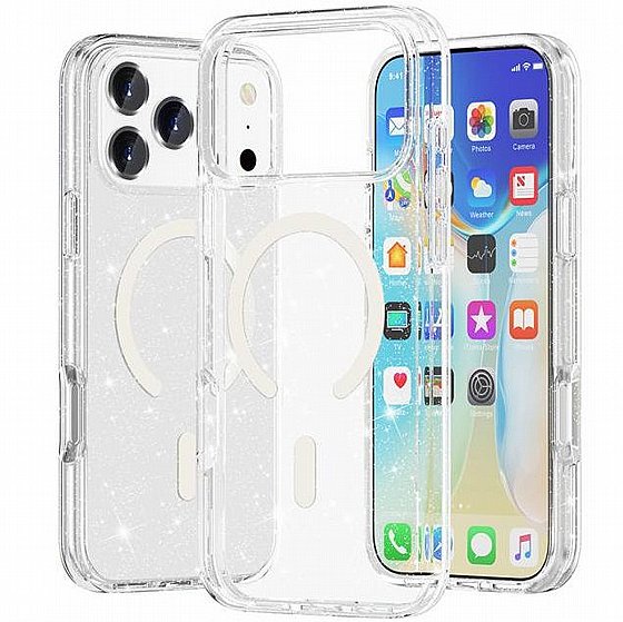 ����� ������� ���� Shield Clear Case MagSafe ���� Axess ������ ������ ����: iPhone 17 Pro Max (��� ���� ����)