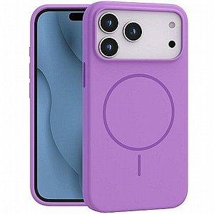 ����� ������� ���� Silicone Case MagSafe ���� Blaze ������ ������ ����: iPhone 17 Pro Max (��� ����)