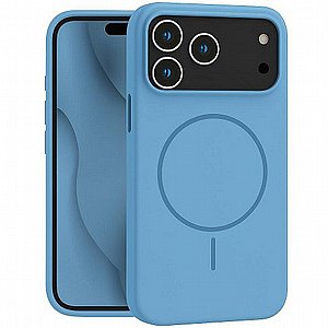 ����� ������� ���� Silicone Case MagSafe ���� Blaze ������ ������ ����: iPhone 17 Pro Max (��� ����)