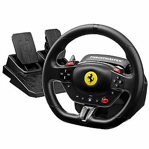 הגה מירוצים עם דוושות מדגם T128X Force Feedback מבית Thrustmaster לקונסולות משחק Microsoft Xbox הגה מירוצים עם דוושות מדגם T128X Force Feedback מבית Thrustmaster לקונסולות משחק Microsoft Xbox