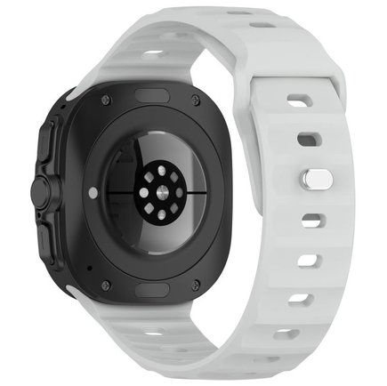 ����� ������� ����  Solid Color Reverse Buckle Silicone Band ���� LaTera (��� White)  ����� ��� ����  Samsung Galaxy Watch Ultra / Watch Ultra 2025