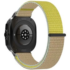 רצועת בד / ניילון מדגם Simple Braided Nylon Band מבית LaTera (צבע Khaki Yellow) לשעון חכם מדגם Samsung Galaxy Watch Ultra / Watch Ultra 2025 רצועת בד / ניילון מדגם Simple Braided Nylon Band מבית LaTera (צבע Khaki Yellow) לשעון חכם מדגם Samsung Galaxy Watch Ultra / Watch Ultra 2025