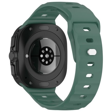 ����� ������� ����  Solid Color Reverse Buckle Silicone Band ���� LaTera (��� Green)  ����� ��� ����  Samsung Galaxy Watch Ultra / Watch Ultra 2025